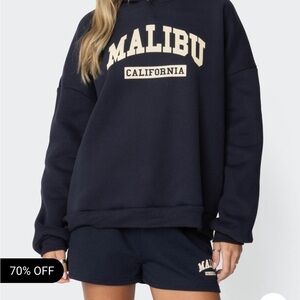 edikted navy blue hoodie